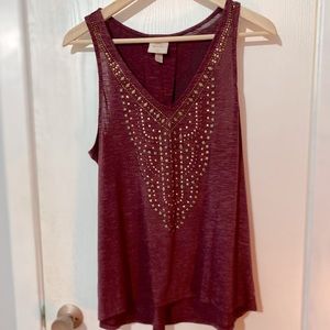 Knox Rose Studed Tank